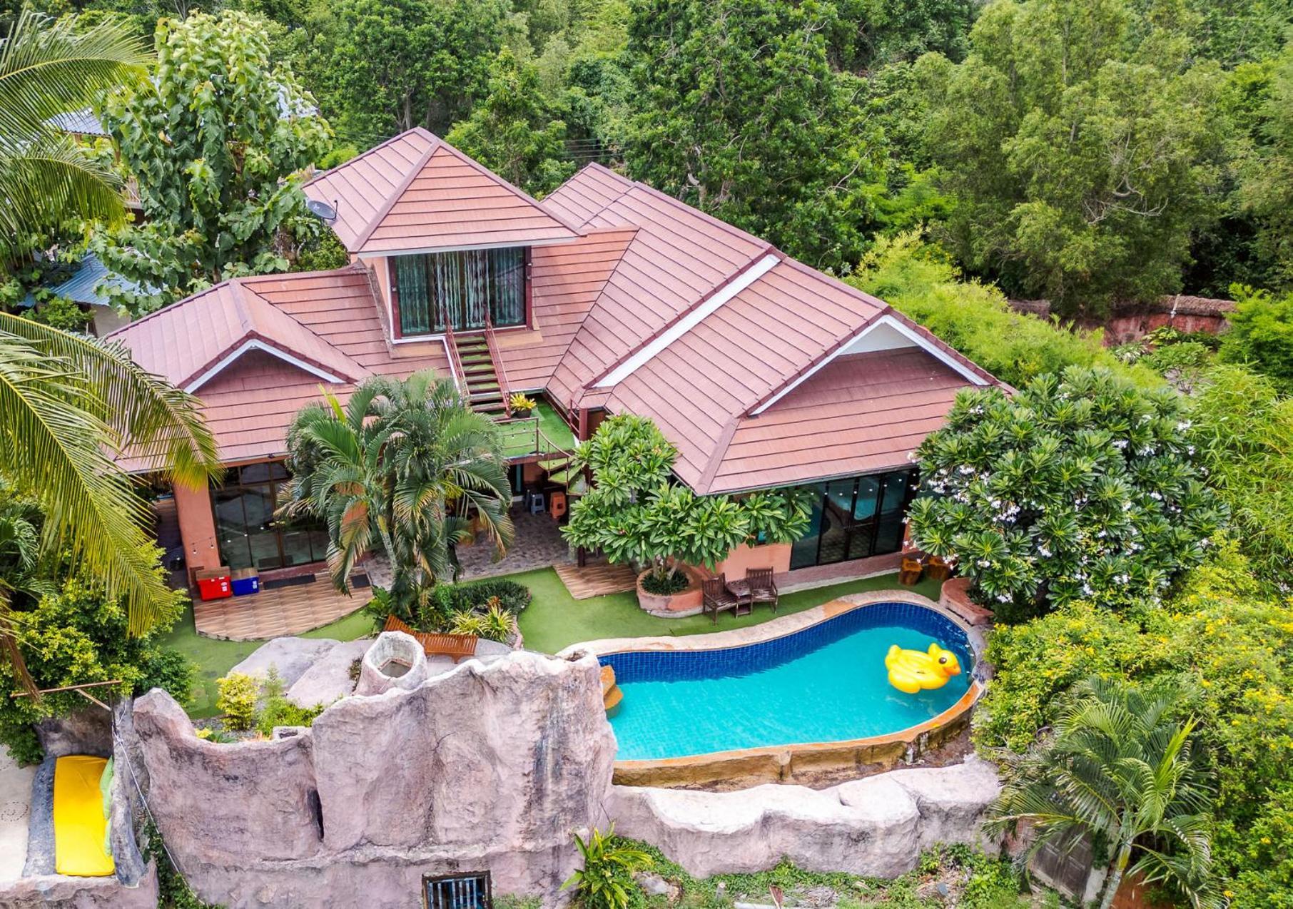 Huahin I-Din Poolvilla วิลล่ากลางธรรมชาติ วิวภูเขา เป็นส่วนตัว Εξωτερικό φωτογραφία